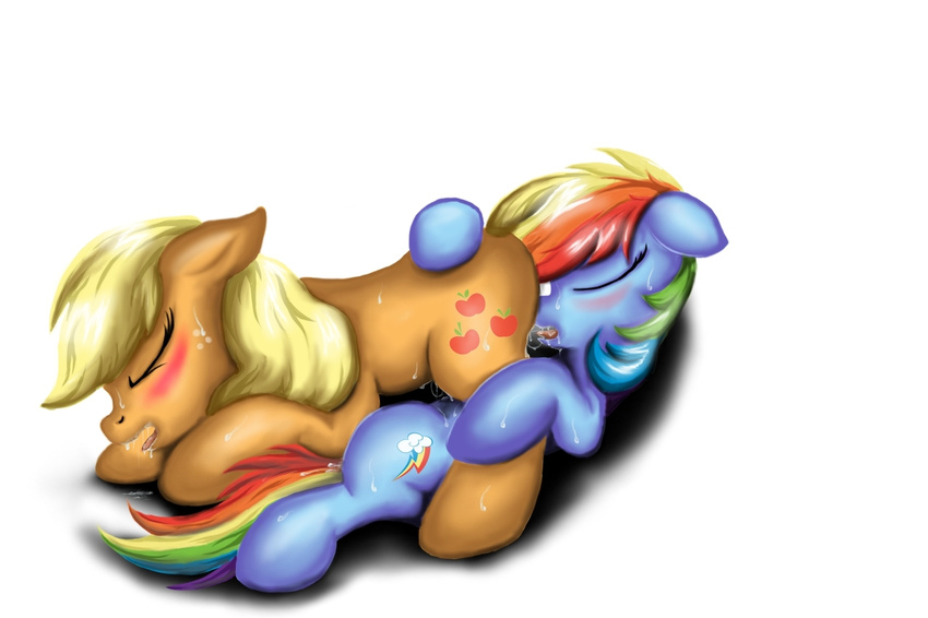 applejack friendship_is_magic leyanor my_little_pony rainbow_dash