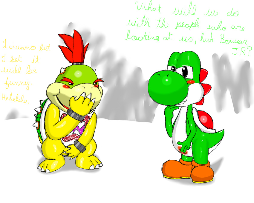 bowser_jr super_mario_bros. tagme yoshi