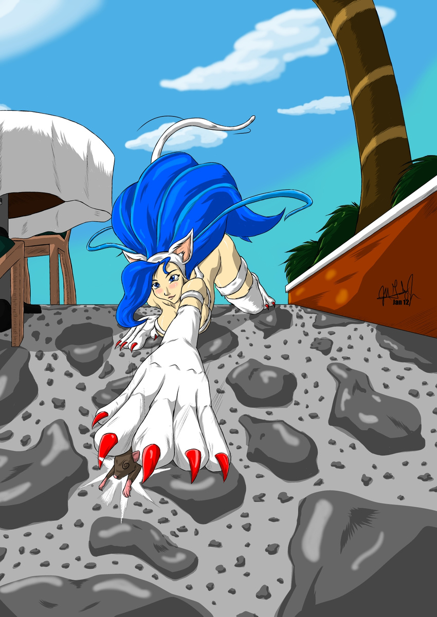 bluefoxlover darkstalkers felicia project_00_wolfen tagme