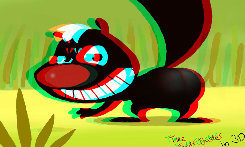 anaglyph skunk skunk_fu! tagme