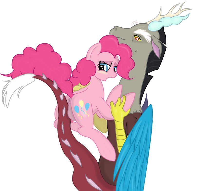 alpha_channel antlers anus back_hair blue_eyes body_hair clitoris cutie_mark discord discord_(mlp) draconequus duo equine erection female feral friendship_is_magic fur hair horn horse looking_back male mammal my_little_pony penis pink_fur pink_hair pinkie_pie pinkie_pie_(mlp) plain_background pony pussy red_eyes rubbing sawsta straight transparent_background wings