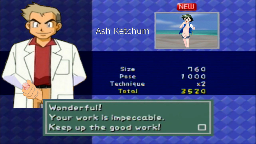 ash_ketchum mermental pokemon pokemon_snap professor_oak