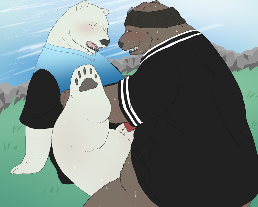 grizzly polar_bear shirokuma shirokuma_cafe tagme