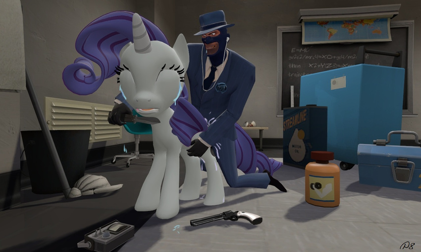 crossover friendship_is_magic gmod my_little_pony rarity spy team_fortress_2