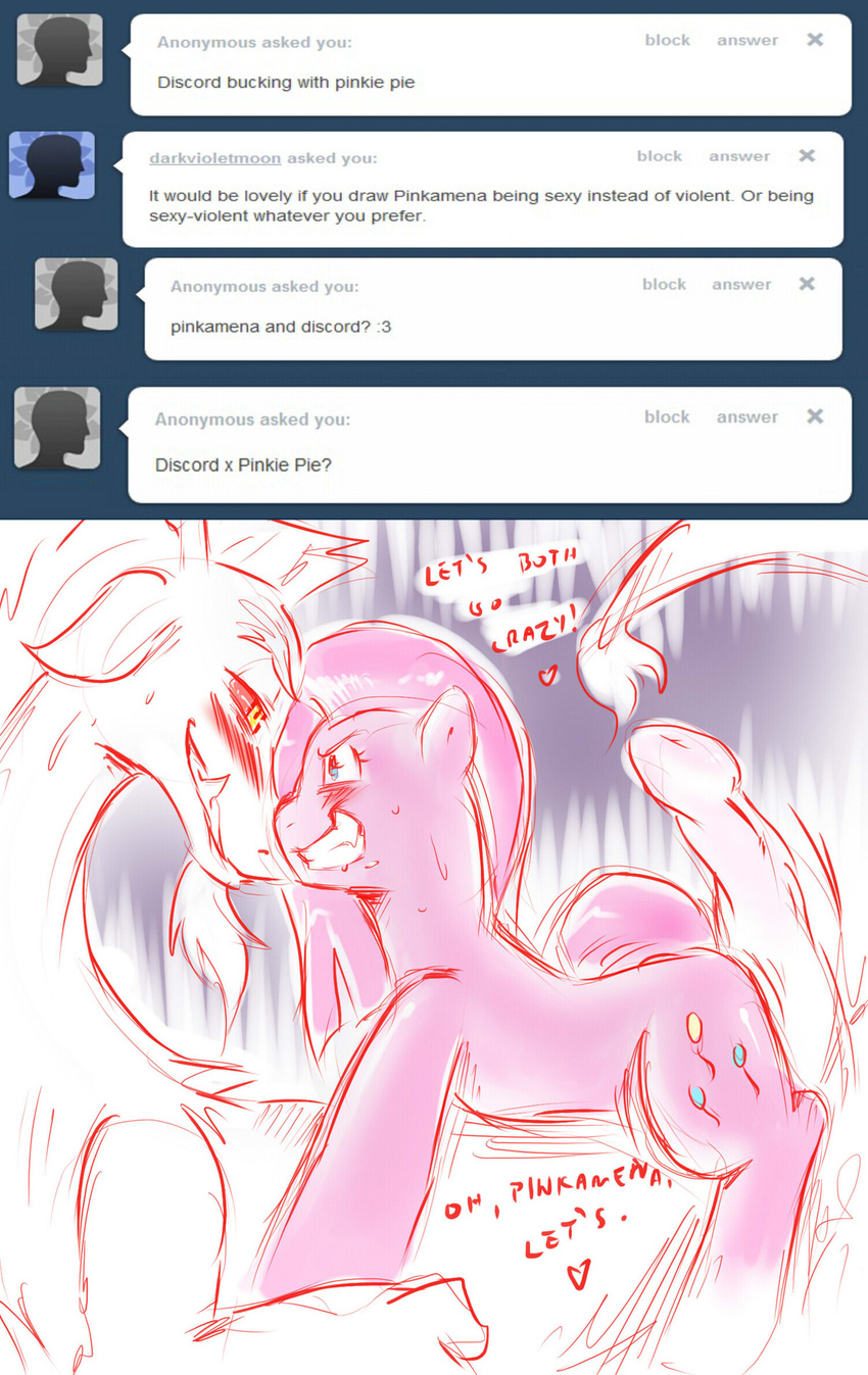 cold-blooded-twilight discord friendship_is_magic my_little_pony pinkie_pie