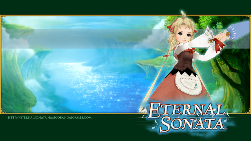 copyright_name english highres logo non-web_source official_art polka_(trusty_bell) solo trusty_bell wallpaper