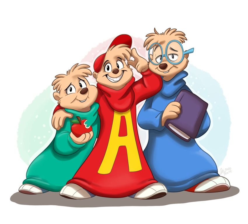 2019 alvin_and_the_chipmunks alvin_seville anthro by-nc-nd chipmunk creative_commons digital_media_(artwork) ground_squirrel mammal orlandofox rodent sciurid simon_seville theodore_seville