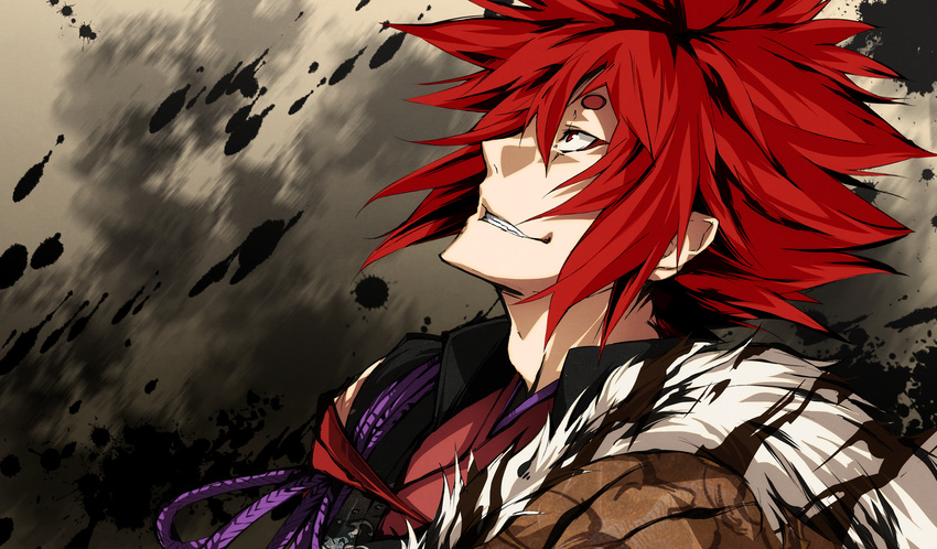 g_yuusuke game_cg kajiri_kamui_kagura male red_hair sakagami_habaki