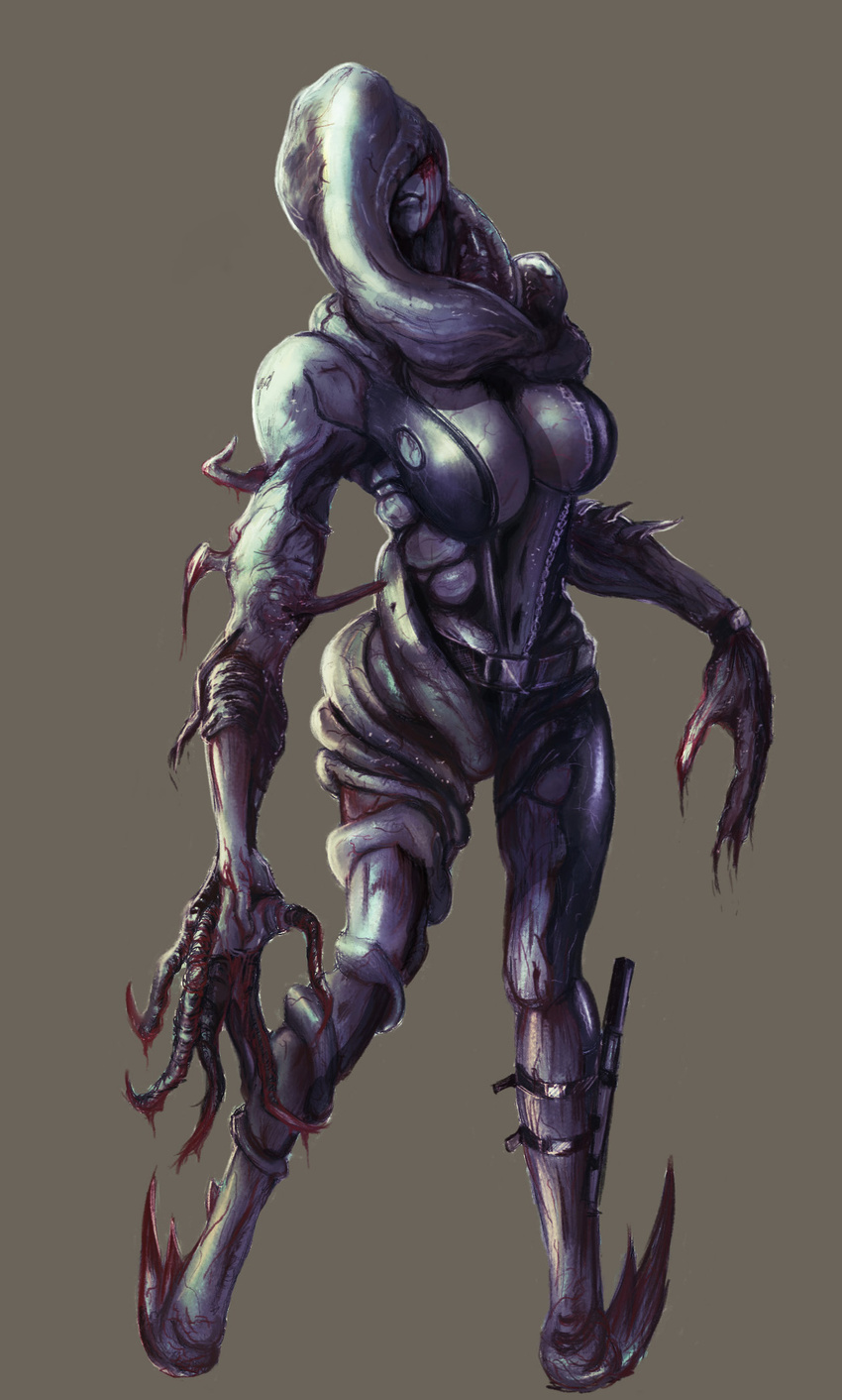 breasts highres large_breasts monster rachael_foley resident_evil resident_evil_revelations spoilers torn_clothes zombie
