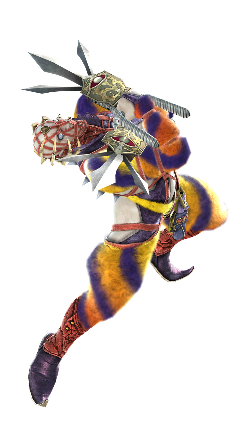 absurdres fur highres male male_focus namco official_art soul_calibur soul_calibur_v soulcalibur_v voldo weapon