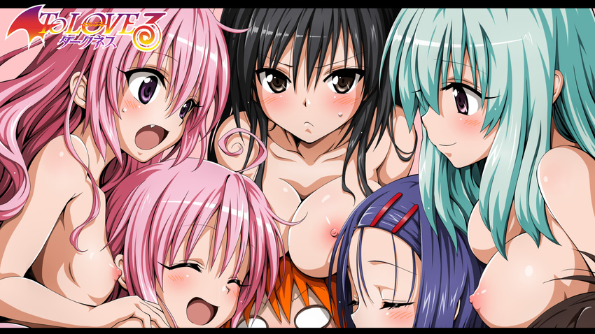 breasts cleavage naked nipples to_love_ru to_love_ru_darkness toshi5765