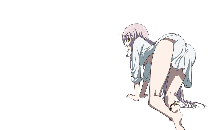 k_(anime) neko_(k) nude shirt vector white