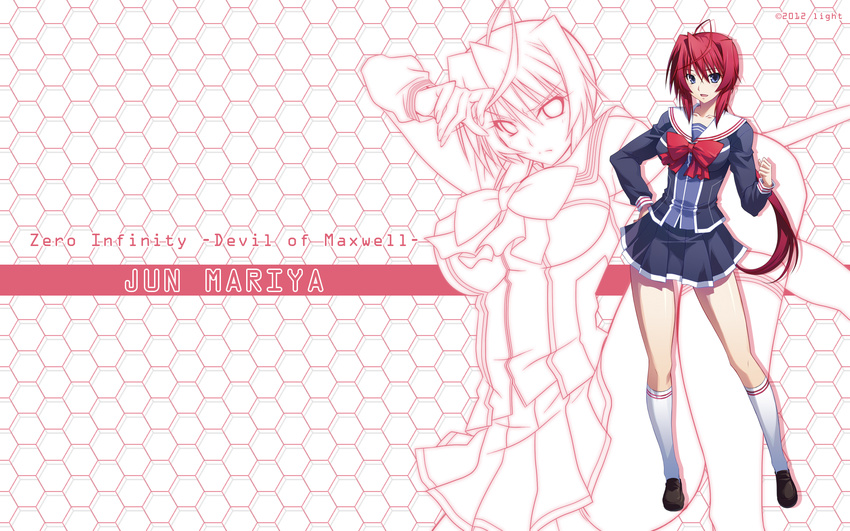 izumi_mahiru light seifuku wallpaper zero_infinity_-devil_of_maxwell-