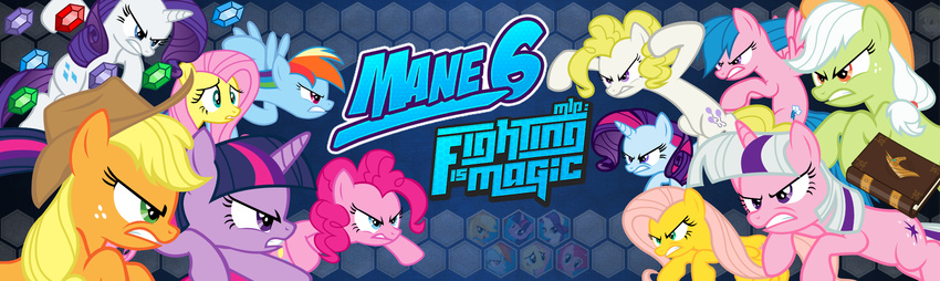 angry applejack_(mlp) banner billboard blonde_hair blue_fur blue_hair bongo bongo_(brickstarrunner) book cowboy_hat cutie_mark derpy_hooves_(mlp) easter_egg english english_text equine female feral fight fighting_is_magic firefly_(mlp) fluttershy_(mlp) friendship_is_magic fur gem granny_smith_(mlp) green_fur group hair hat hexagon horn horse logo mammal multi-colored_hair my_little_pony orange_fur pegasus pink_hair pinkie_pie_(mlp) pony posey_(mlp) purple_fur purple_hair rainbow_dash_(mlp) rainbow_hair rarity_(mlp) sparkler_(mlp) square_crossover surprise_(mlp) text twilight_(mlp) twilight_sparkle_(mlp) unicorn vector white_fur white_hair wings yellow_fur