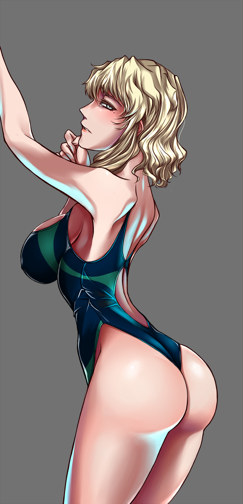 absurdres akabi_(alaburu) balalaika balalaika_(black_lagoon) black_lagoon blonde_hair blue_eyes breasts highres large_breasts long_image tall_image