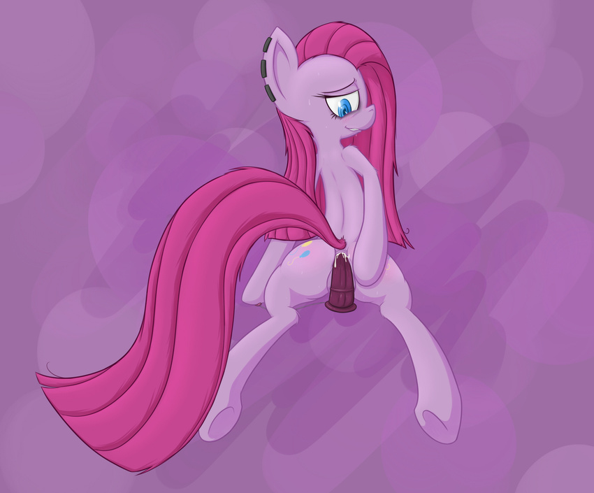 anal anal_insertion anal_penetration blue_eyes blush cutie_mark dildo equine female feral friendship_is_magic hair horse insertion long_hair looking_back mammal masturbation my_little_pony penetration pink_hair pinkamena_(mlp) pinkie_pie_(mlp) pony sex_toy solo w300