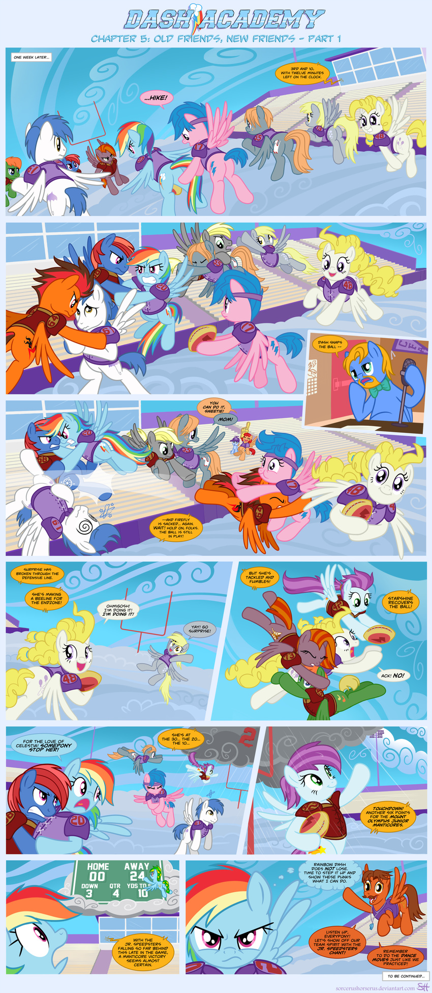 amber_eyes blue_eyes blue_fur comic cutie_mark derpy_hooves_(mlp) dialog dialogue english_text equine female feral firefly_(mlp) flying friendship_is_magic fur group hair horse looking_at_viewer male mammal multi-colored_hair my_little_pony pegasus pony purple_eyes rainbow_dash_(mlp) rainbow_hair sorcerushorserus surprise_(mlp) text wings wounded