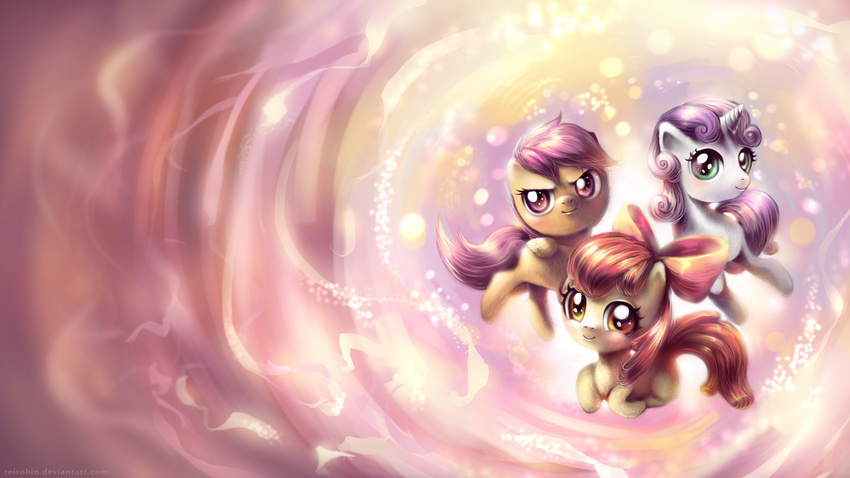 apple_bloom_(mlp) cmc cub cutie_mark_crusaders_(mlp) equine female feral friendship_is_magic group horn horse mammal my_little_pony pegasus pony reirobin scootaloo_(mlp) sweetie_belle_(mlp) unicorn wings young