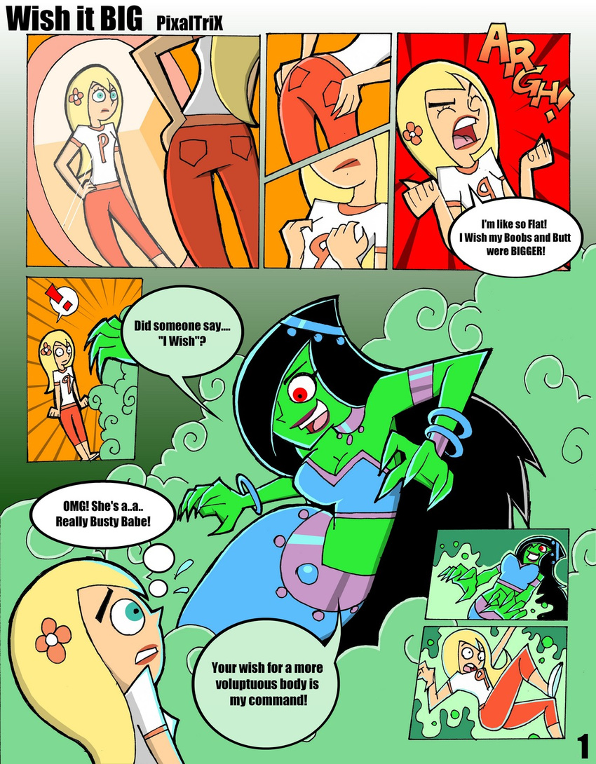 comic danny_phantom desiree pixaltrix star