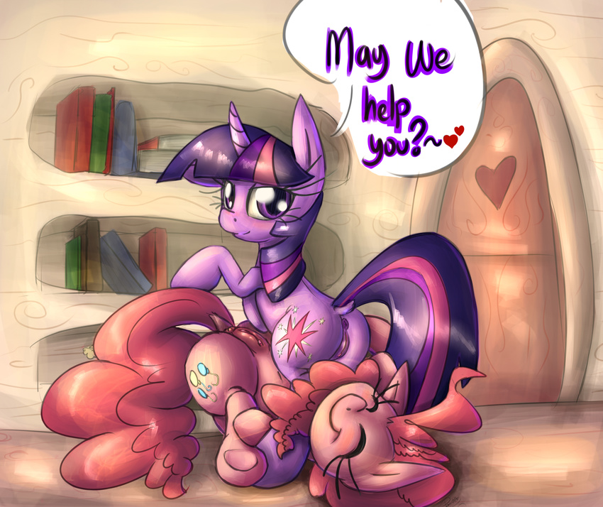 friendship_is_magic my_little_pony peanutbtter pinkie_pie twilight_sparkle