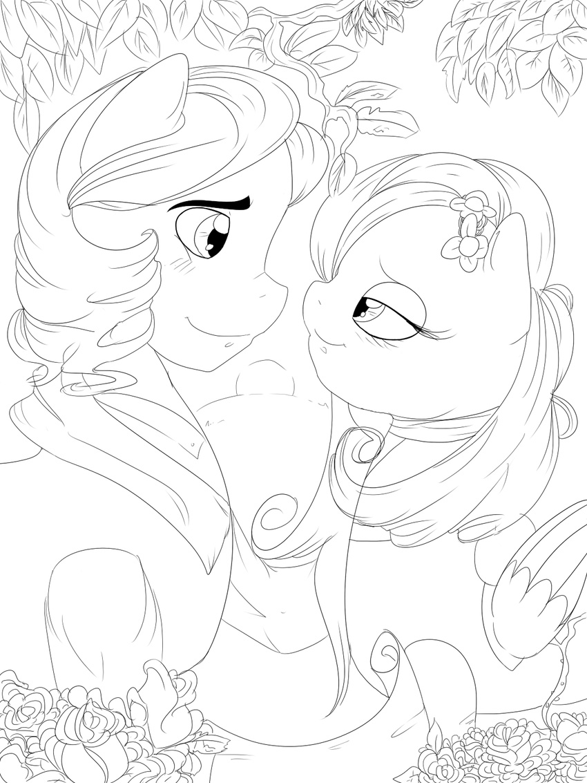 anthro cross-gender crossgender equine female fluttershy_(mlp) friendship_is_magic horse mammal my_little_pony pegasus pony wedding wings zombs