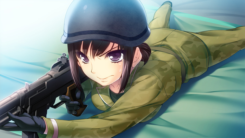 candysoft game_cg gun_knight_girl kazamatsuri_shino sumeragi_kohaku