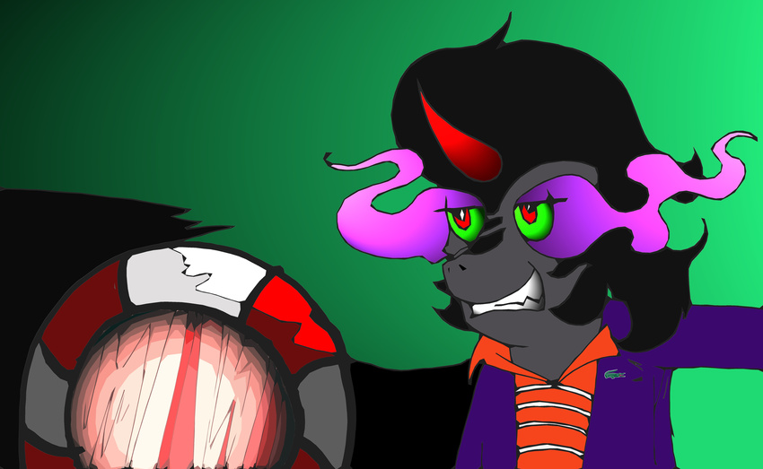 black_hair creepy drawing equine friendship_is_magic hair horse kameo king_sombra_(mlp) male my_little_pony my_little_pony_ nightmare_fuel pony solo what what_has_science_done