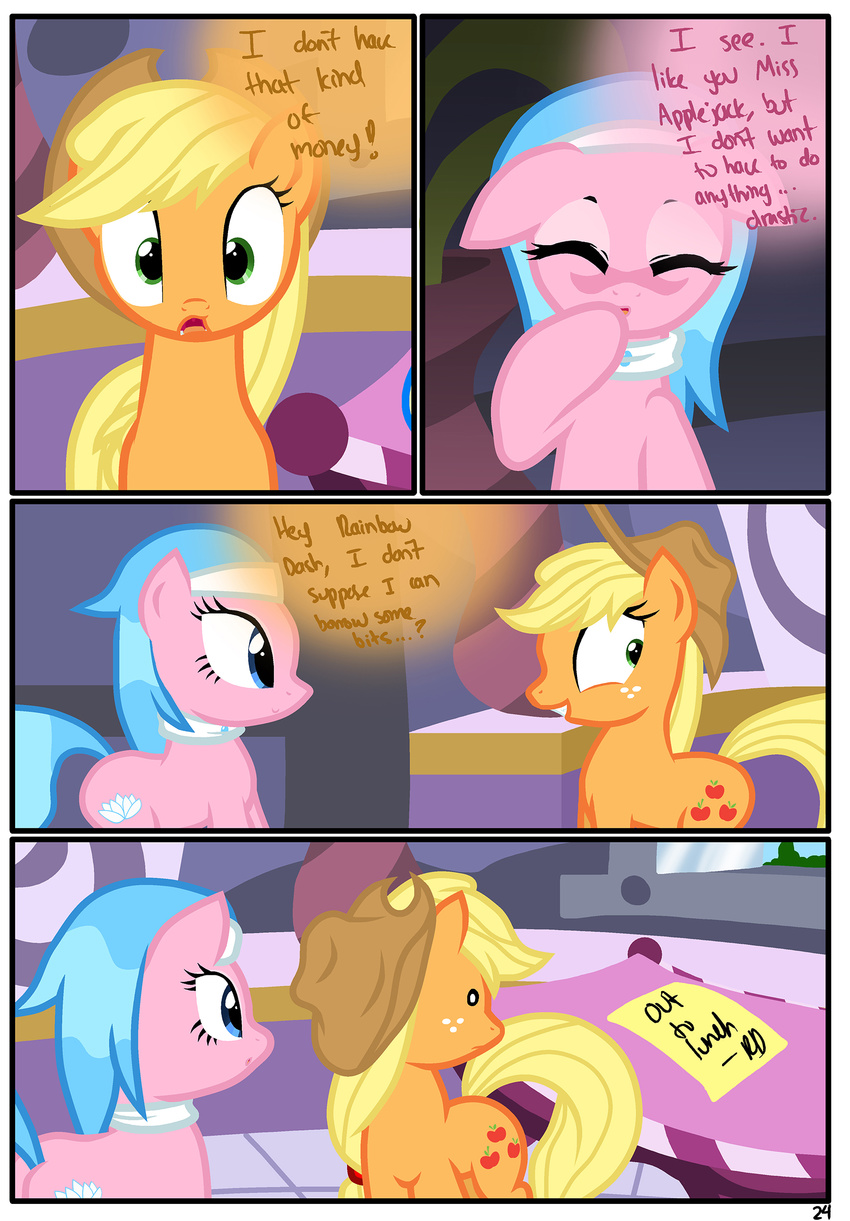 applejack_(mlp) comic cutie_mark dialog dialogue english_text equine female feral friendship_is_magic hi_res horse mammal my_little_pony pony pyruvate text