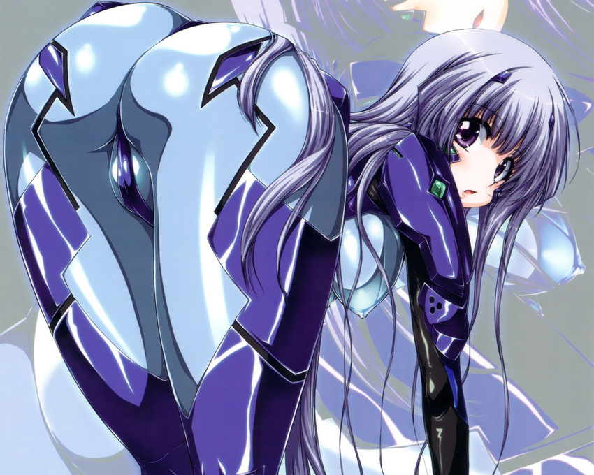 ass bodysuit cameltoe erect_nipples inia_sestina long_hair marui muv-luv muv-luv_alternative total_eclipse