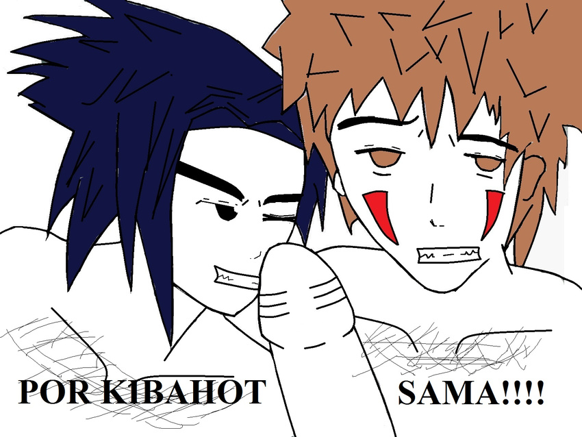 @kiba_hot kiba naruto sasuke_uchiha tagme