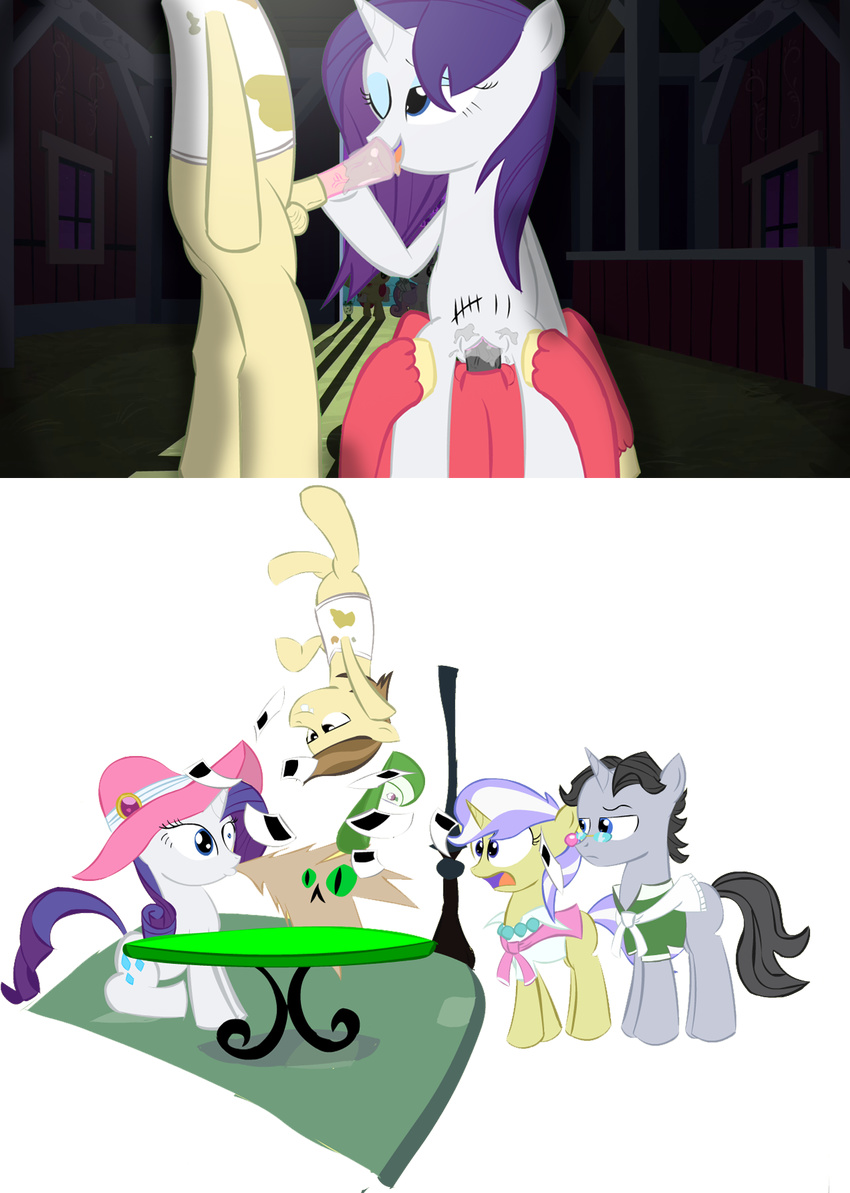 apple_bloom big_macintosh cutie_mark_crusaders friendship_is_magic hayseed_turniptruck jet_set my_little_pony opalescence rarity sweetie_belle upper_crust