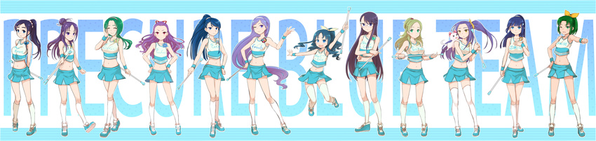 akimoto_komachi aoki_reika aono_miki cheerleader futari_wa_pretty_cure futari_wa_pretty_cure_splash_star kurumi_erika megane midorikawa_nao mimino_kurumi minamino_kanade minazuki_karen minazuki_randoseru mishou_mai pretty_cure siren_(suite_precure) smile_precure! suite_pretty_cure thighhighs tsukikage_yuri yes!_precure_5 yukishiro_honoka