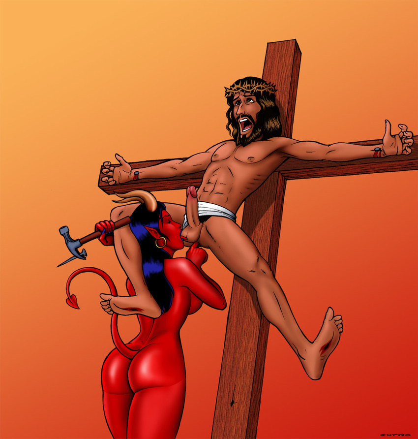 christianity demon devil extro jesus red_demon religion satan