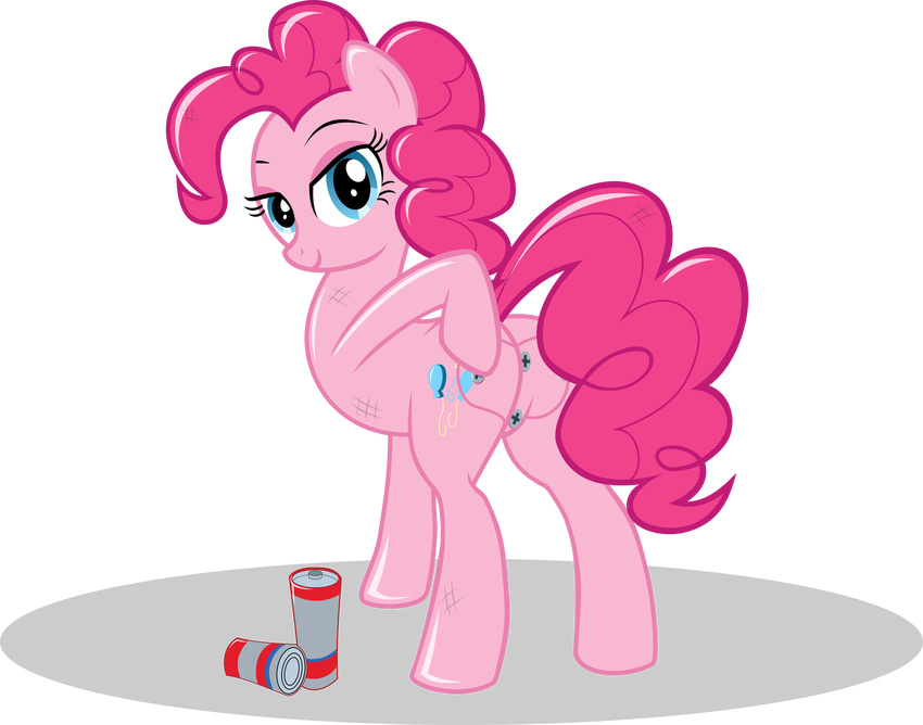 2012 alpha_channel batteries blue_eyes equine female feral friendship_is_magic horse looking_at_viewer looking_back mammal my_little_pony pinkie_pie pinkie_pie_(mlp) plain_background pony solo suggestive toy transparent_background up1ter
