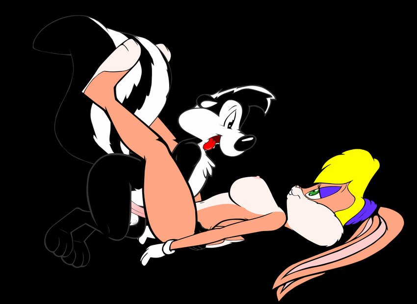 animated lola_bunny looney_tunes pepe_le_pew space_jam toonpimp