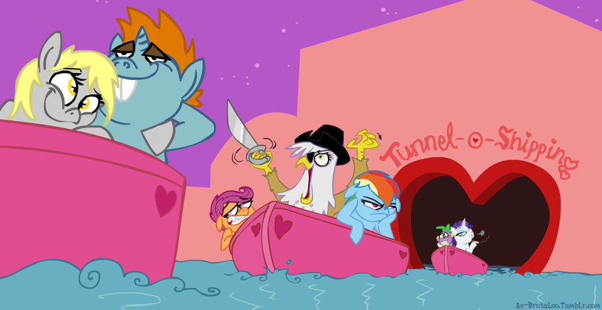 boat cub derpy_hooves_(mlp) dragon equine female feral friendship_is_magic gilda_(mlp) group gryphon horn horse love_tunnel male mammal my_little_pony nsfw_comix pegasus pirate pony rainbow_dash_(mlp) rarity_(mlp) scootaloo_(mlp) smoking snips_(mlp) spike_(mlp) trolling tunnel_of_love unicorn wings young