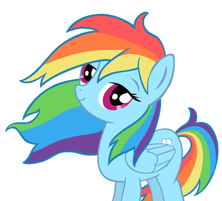 absurdly_absurd_res air alpha_channel blue_fur cloud equine female feral friendship_is_magic fur hair hi_res horse looking_at_viewer mammal multi-colored_hair my_little_pony pegasus plain_background pony purple_eyes rainbow_dash_(mlp) rainbow_hair sapphirebeam solo transparent_background wings