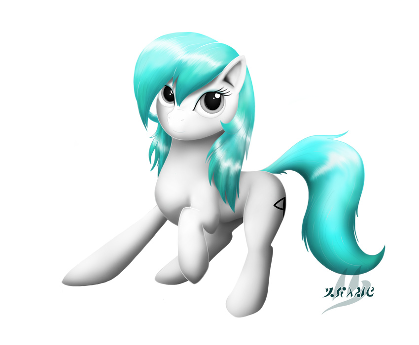 alpha_channel drake_drachenlicht equine female feral friendship_is_magic fur green_hair grey_eyes hair hi_res horse kinesis looking_at_viewer mammal my_little_pony original_character plain_background pony raikoh-illust smile solo transparent_background white_fur