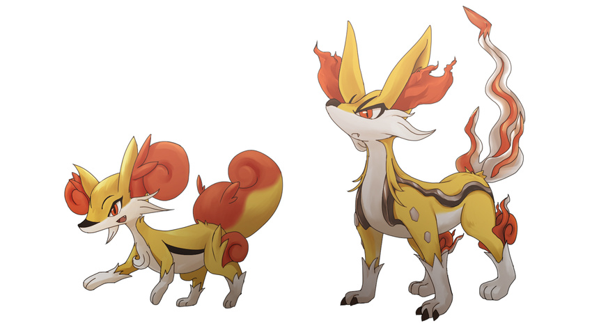 fakemon fennekin fox highres orange_eyes pokemon pokemon_(game) pokemon_xy