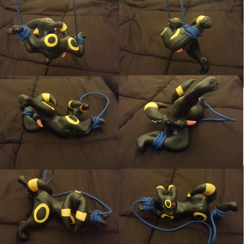 echofoxtrot eeveelution figurine male nintendo penis pok&#233;mon pok&eacute;mon red_eyes sculpture umbreon video_games