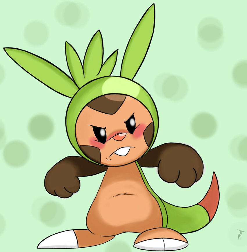 chespin kippykat nintendo pok&#233;mon pok&eacute;mon video_games