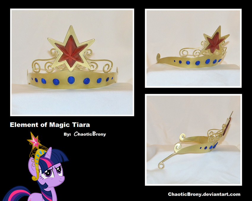 chaoticbrony crown element_of_harmony equine female feral friendship_is_magic gold hair horn horse jewelry mammal multi-colored_hair my_little_pony photo pony purple_eyes purple_hair real solo twilight_sparkle_(mlp) unicorn