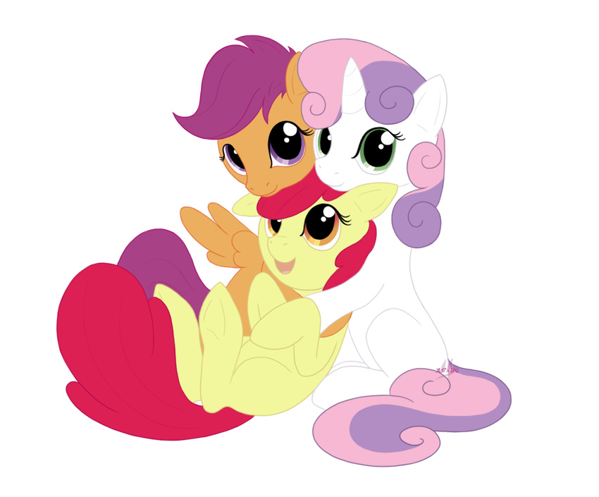 alpha_channel apple_bloom_(mlp) cub cutie_mark_crusaders_(mlp) drake_drachenlicht earth_pony equine female feral friendship_is_magic fur green_eyes group hair horn horse looking_at_viewer mammal my_little_pony open_mouth orange_eyes orange_fur pegasus pink_hair plain_background pony purple_eyes purple_hair red_hair scootaloo_(mlp) smile sweetie_belle_(mlp) transparent_background two_tone_hair unicorn white_fur wings yellow_fur young