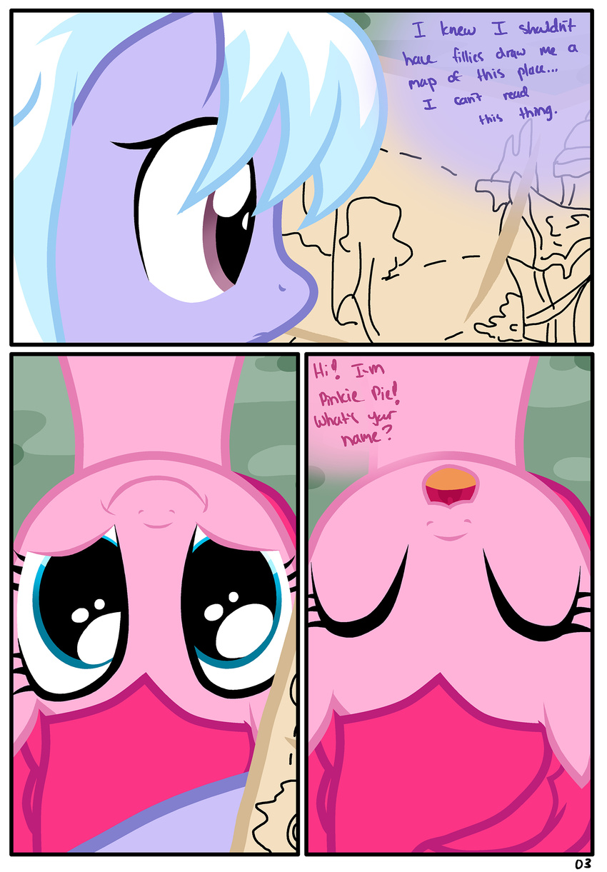 comic dialog english_text equine female feral friendship_is_magic hi_res horse mammal map my_little_pony pegasus pinkie_pie_(mlp) pony pyruvate text wings