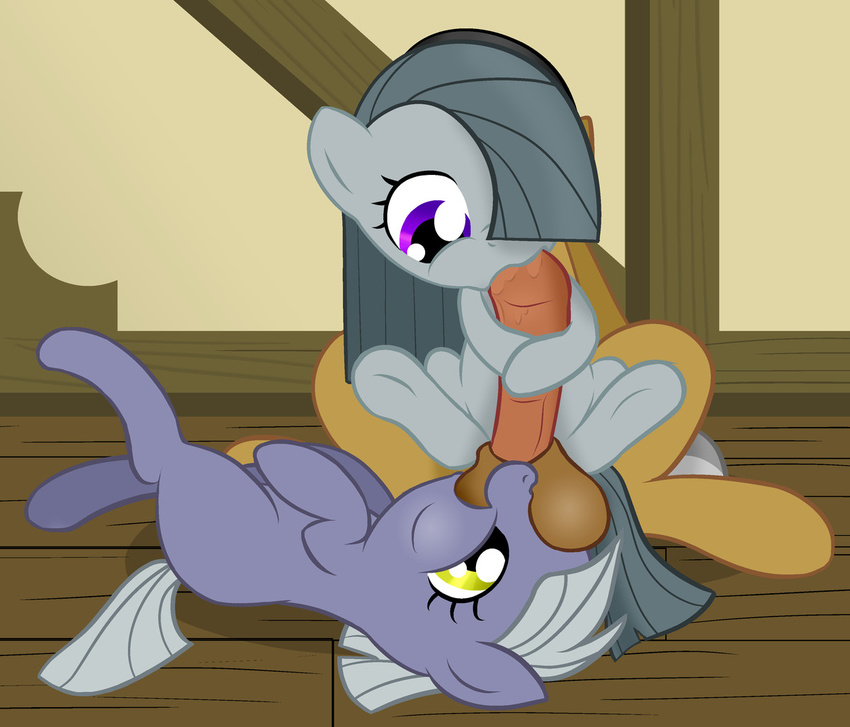 balls blinkie_pie_(mlp) clyde_pie_(mlp) daughter equine father fellatio female feral friendship_is_magic fur grey_fur grey_hair group group_sex hair horse incest inkie_pie_(mlp) inside male mammal my_little_pony ohohokapi oral oral_sex parent pony purple_eyes sex sibling sisters straight sucking threesome