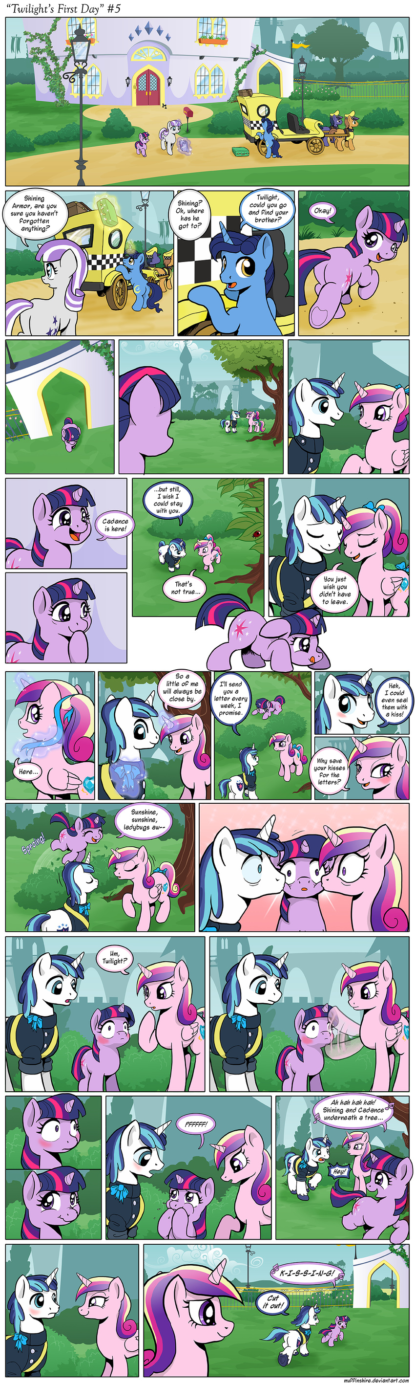 brother_and_sister cadence comic crescent_(mlp) cub cutie_mark equine female feral friendship_is_magic group horn horse male mammal mr_sparkle ms_sparkle muffinshire my_little_pony pony princess_cadance_(mlp) shining_armor shining_armor_(mlp) sibling twilight_sparkle_(mlp) twilight_velvet_(mlp) unicorn winged_unicorn wings young