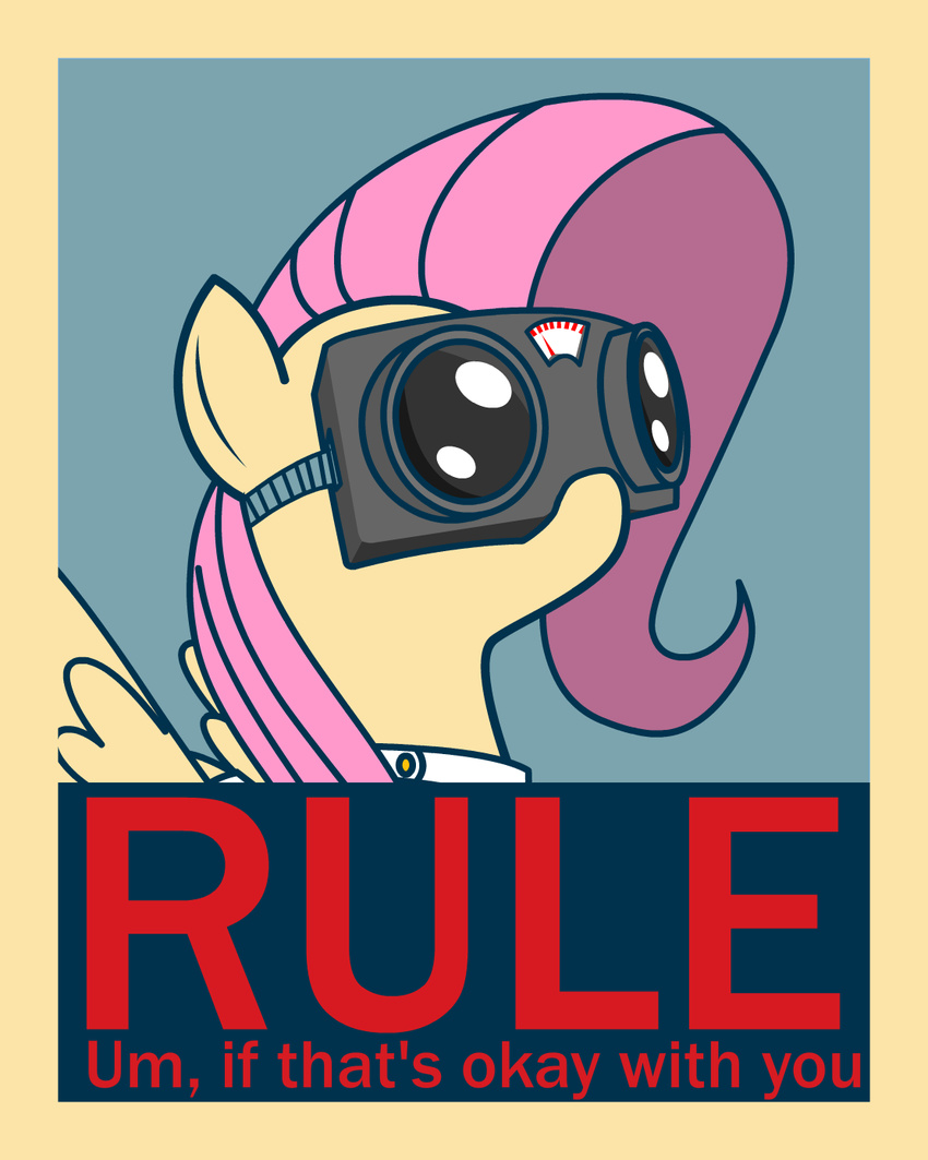 cult_of_personality doctor_horrible's_sing_along doctor_horrible's_sing_along dr_adorable_(mlp) english_text equestria-election equine eyewear female feral fluttershy_(mlp) friendship_is_magic giantmosquito goggles hair horse labcoat mad_scientist mammal my_little_pony parody pegasus pony poster solo text wings