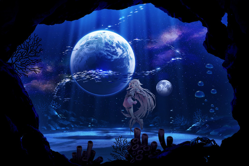 blue ia possible_duplicate vocaloid water world