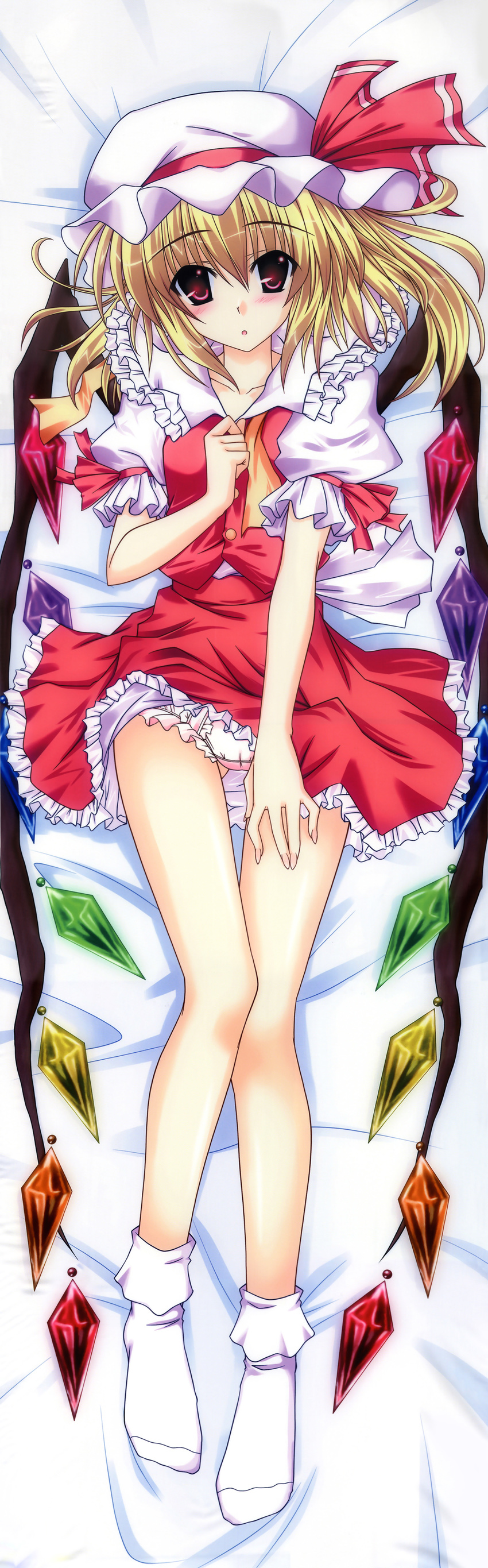 aoi_hiro dakimakura fixed flandre_scarlet pantsu touhou wings