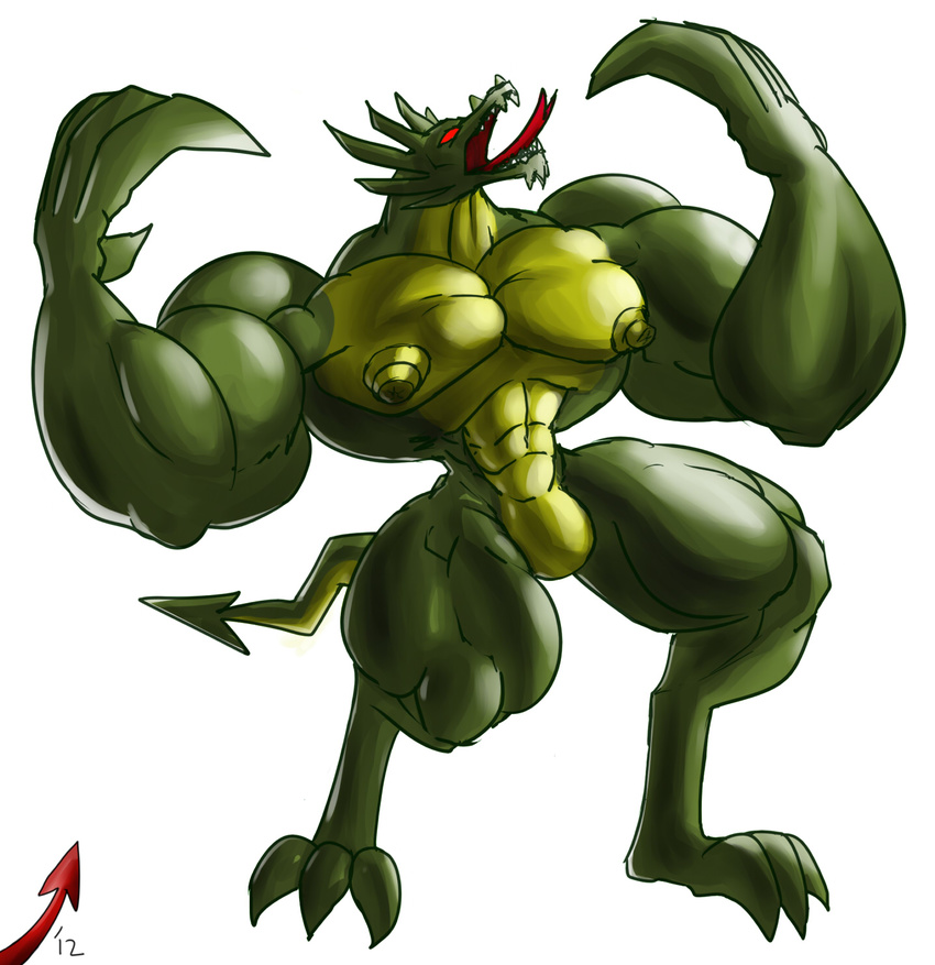 dragmon dragon green_dragon invalid_tag jackie_chan_adventures jca male muscles shendu
